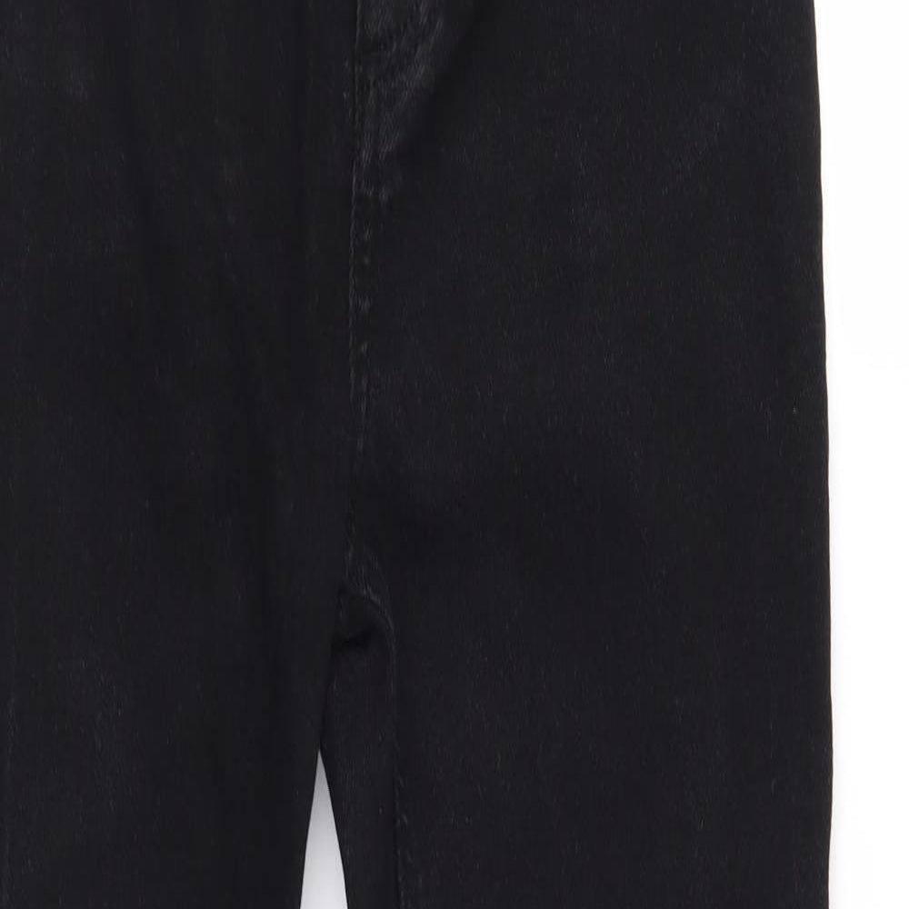 New Look Womens Black  Denim Straight Jeans Size 10 L26 in