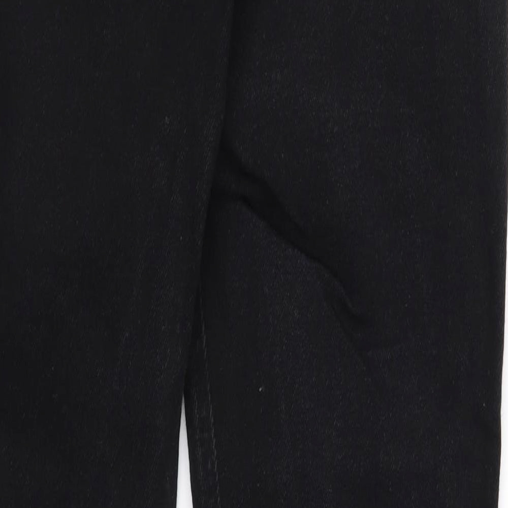 New Look Womens Black  Denim Straight Jeans Size 10 L26 in
