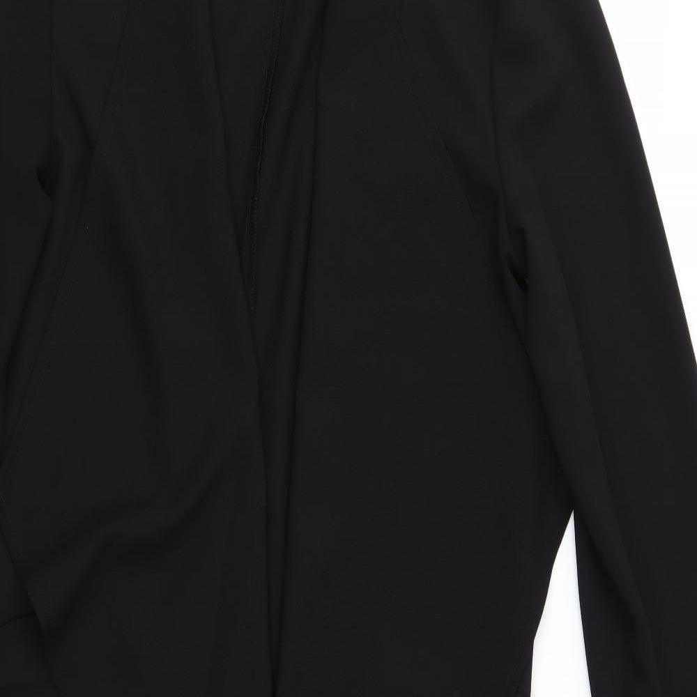 Atmosphere Womens Black   Overcoat Coat Size 10