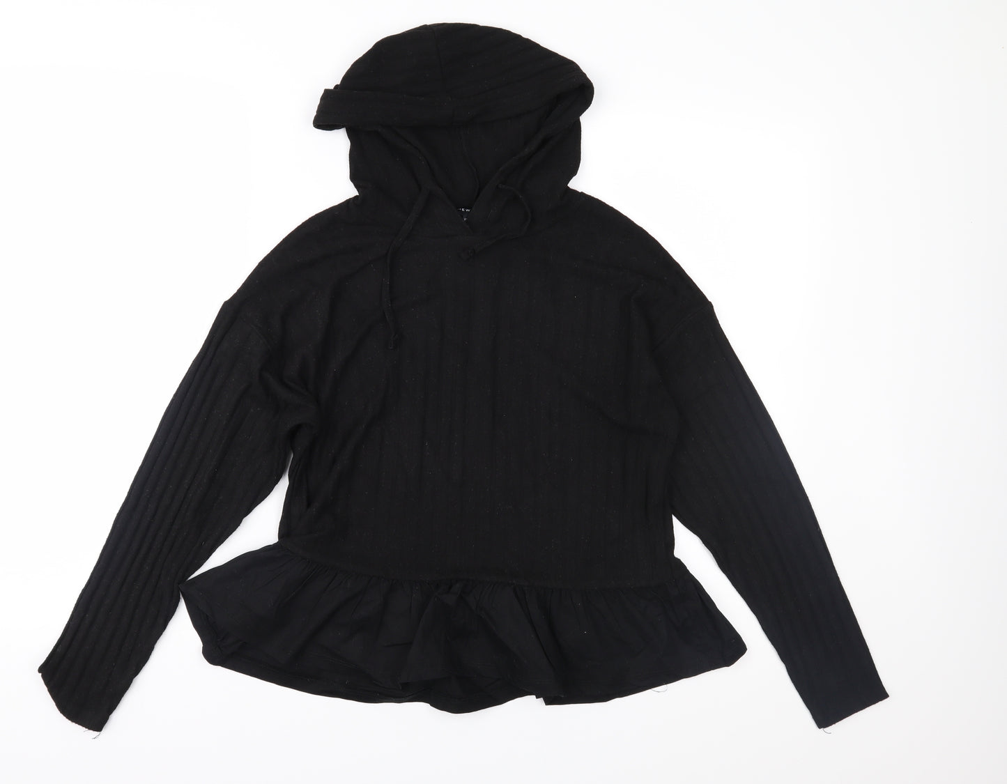 New Look Womens Black   Pullover Hoodie Size S