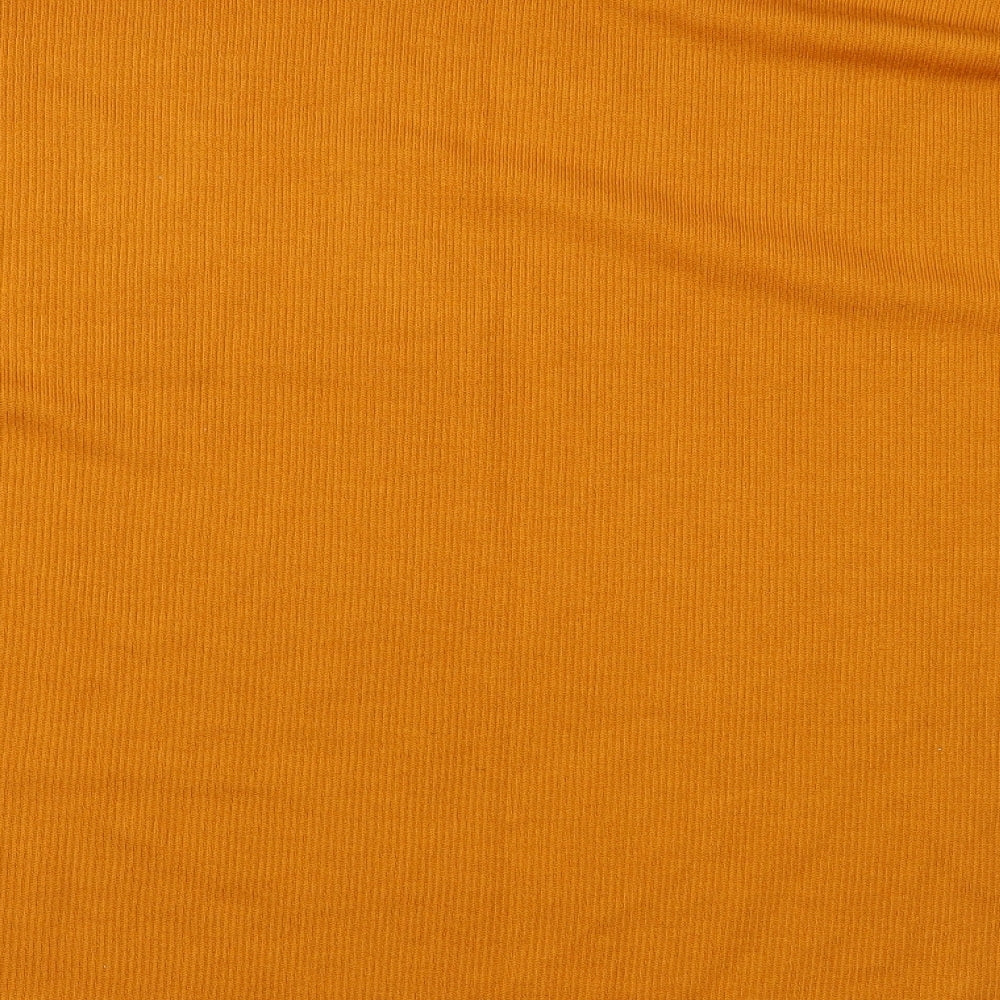 Primark Womens Orange  Knit Pullover Jumper Size S