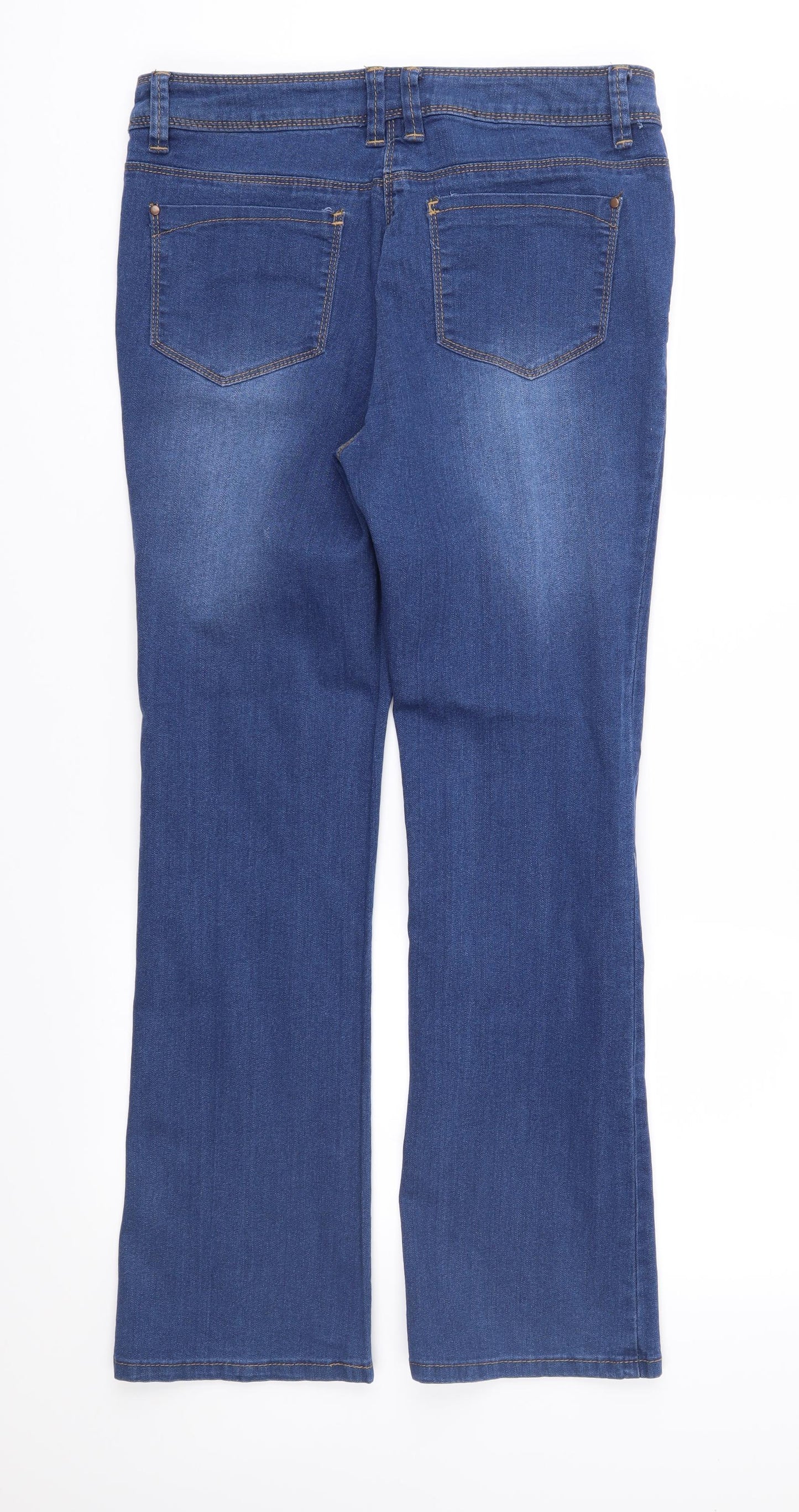 BHS Womens Blue  Denim Bootcut Jeans Size 10 L28 in