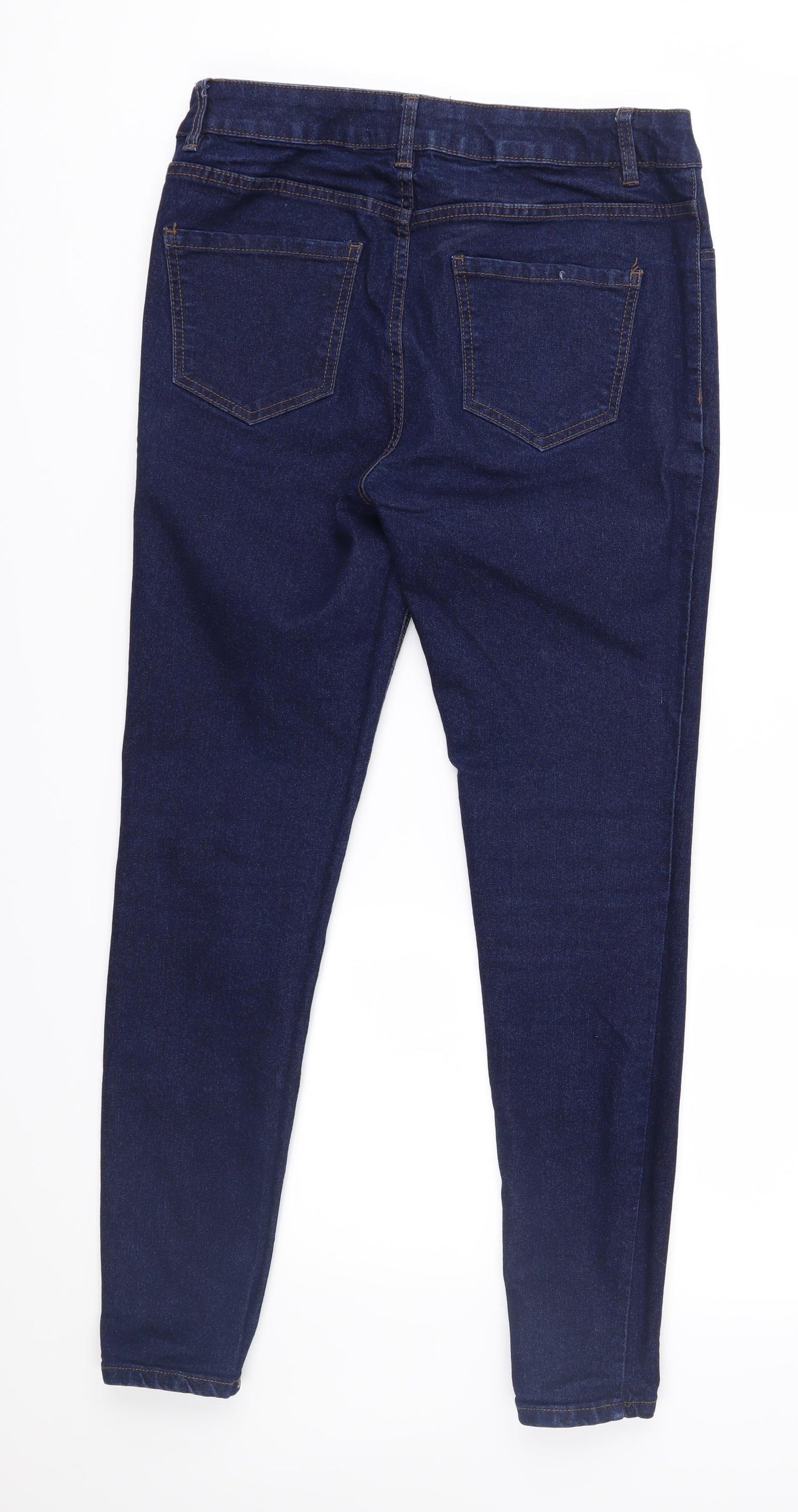 New Look Womens Blue  Denim Skinny Jeans Size 10 L27 in