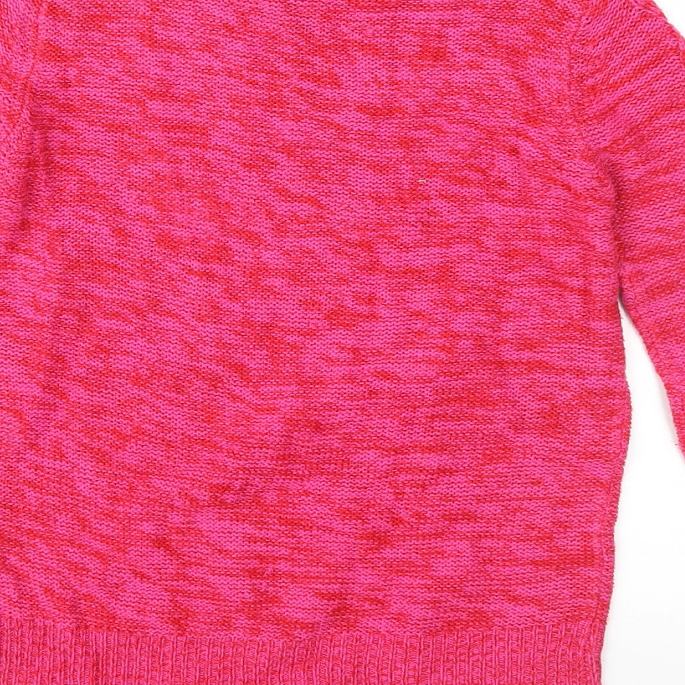 Papaya Womens Pink  Knit Pullover Jumper Size XS