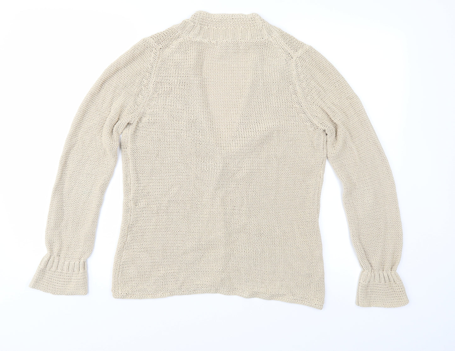 Monsoon Womens Brown  Knit Cardigan Jumper Size 12