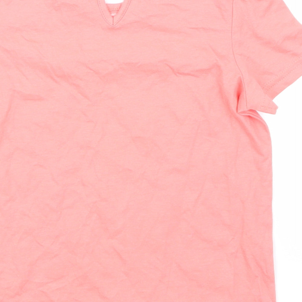 Marks and Spencer Boys Pink   Basic T-Shirt Size 4-5 Years