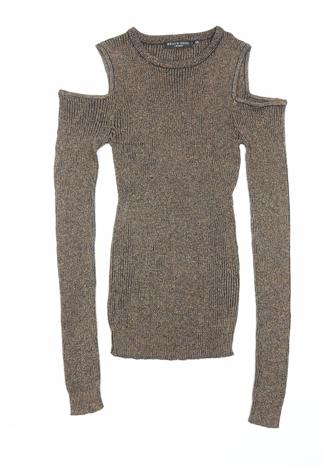 brave soul london Womens Gold   Basic T-Shirt Size XS