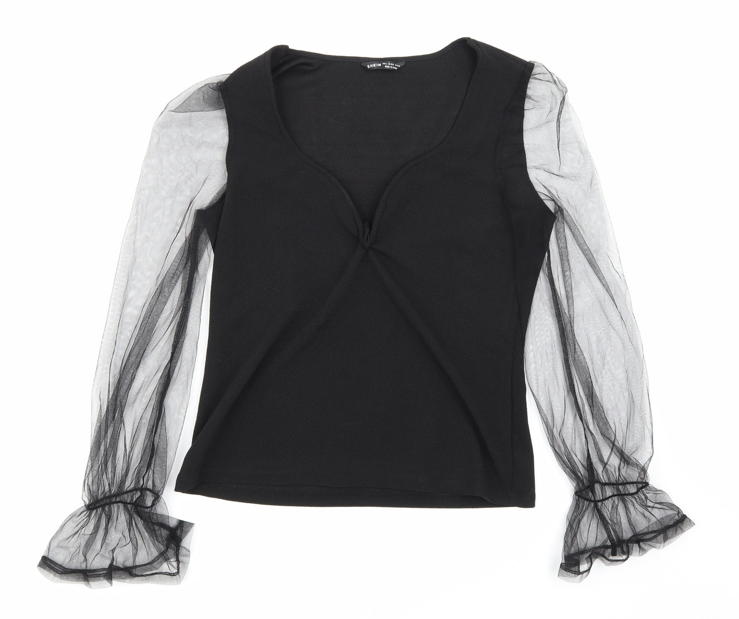 SheIn Womens Black   Basic T-Shirt Size L