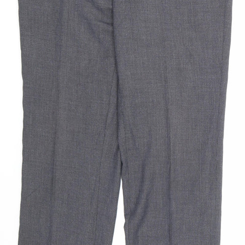 burton menswear Mens Grey   Trousers  Size 34 in
