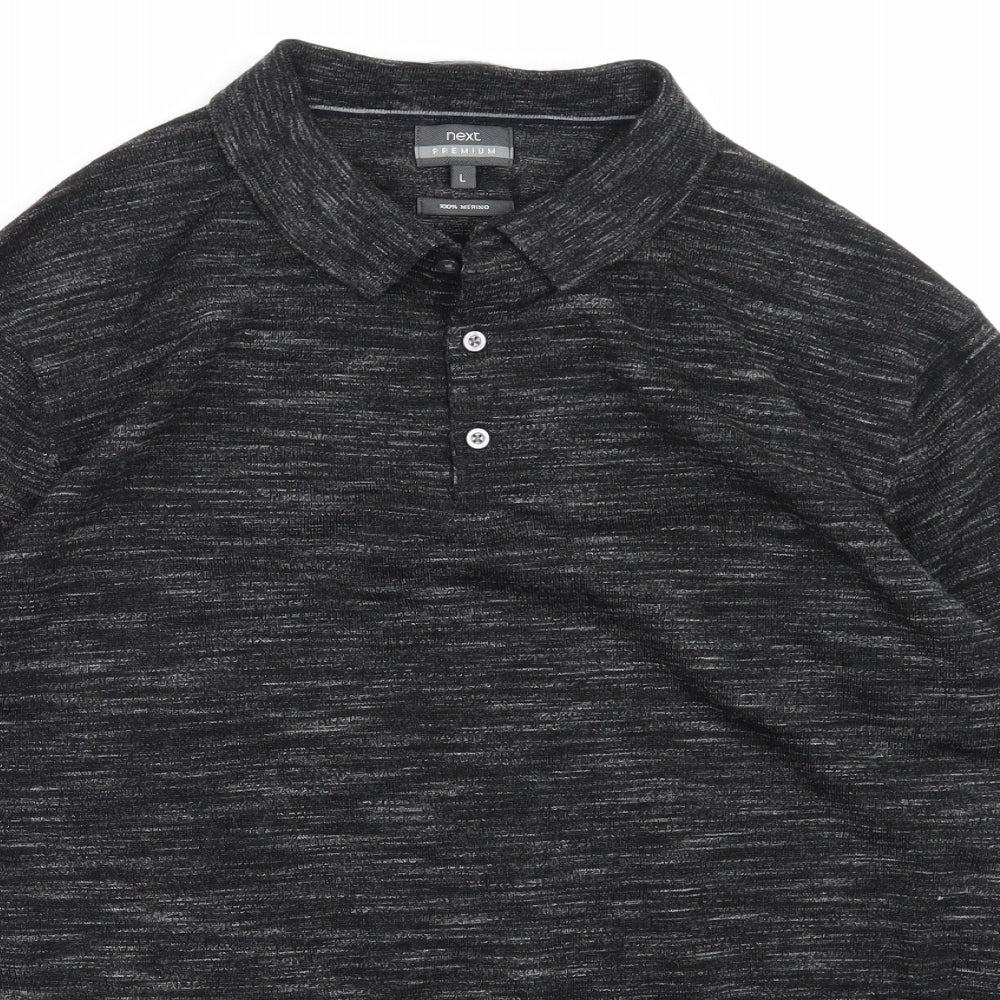 NEXT Mens Grey    Polo Size L