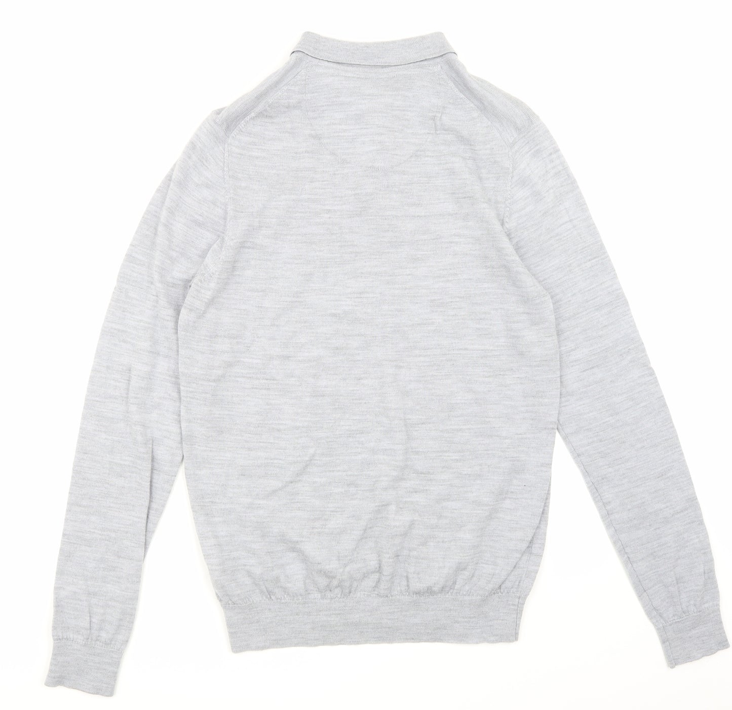 Nigel Hall Mens Grey    Polo Size L