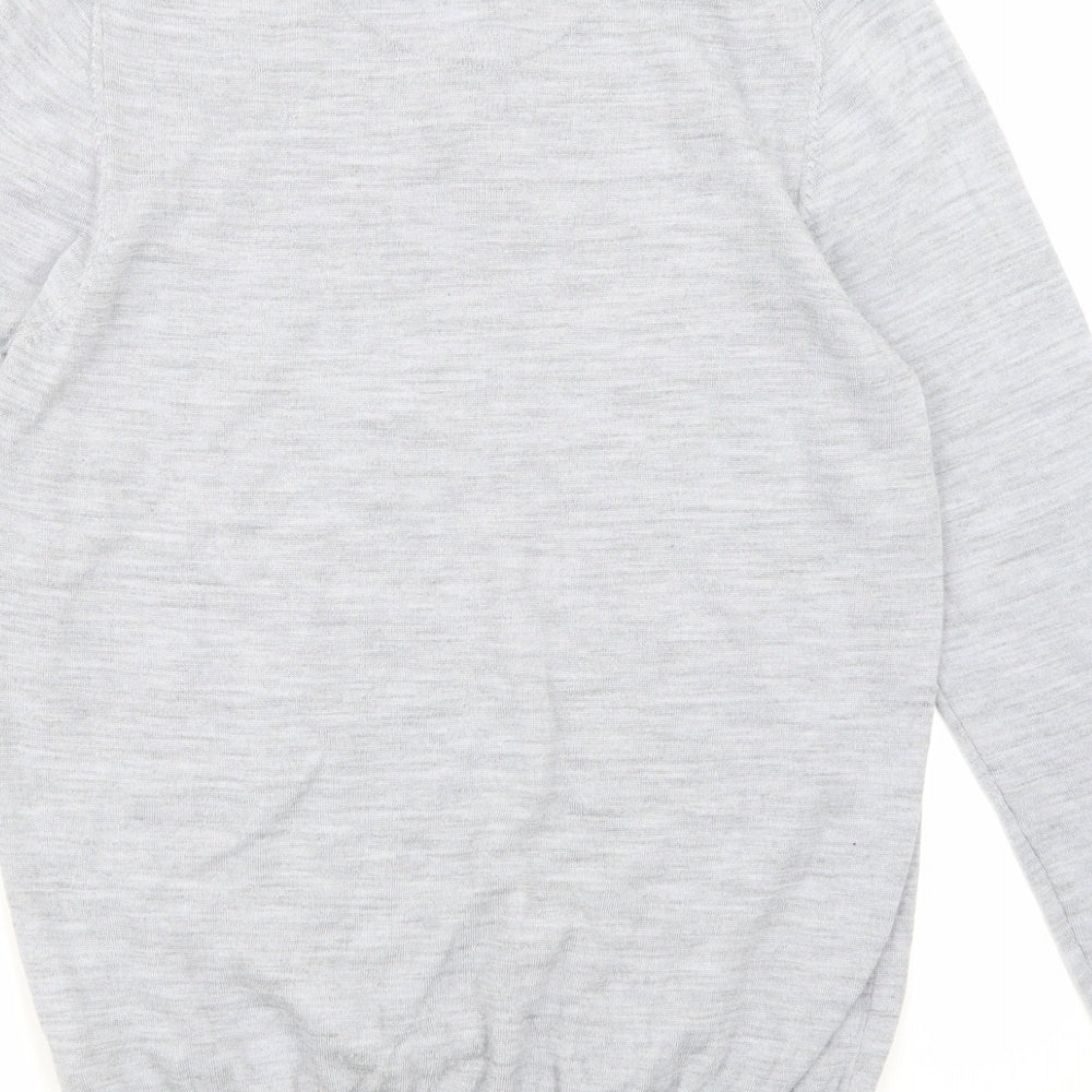 Nigel Hall Mens Grey    Polo Size L