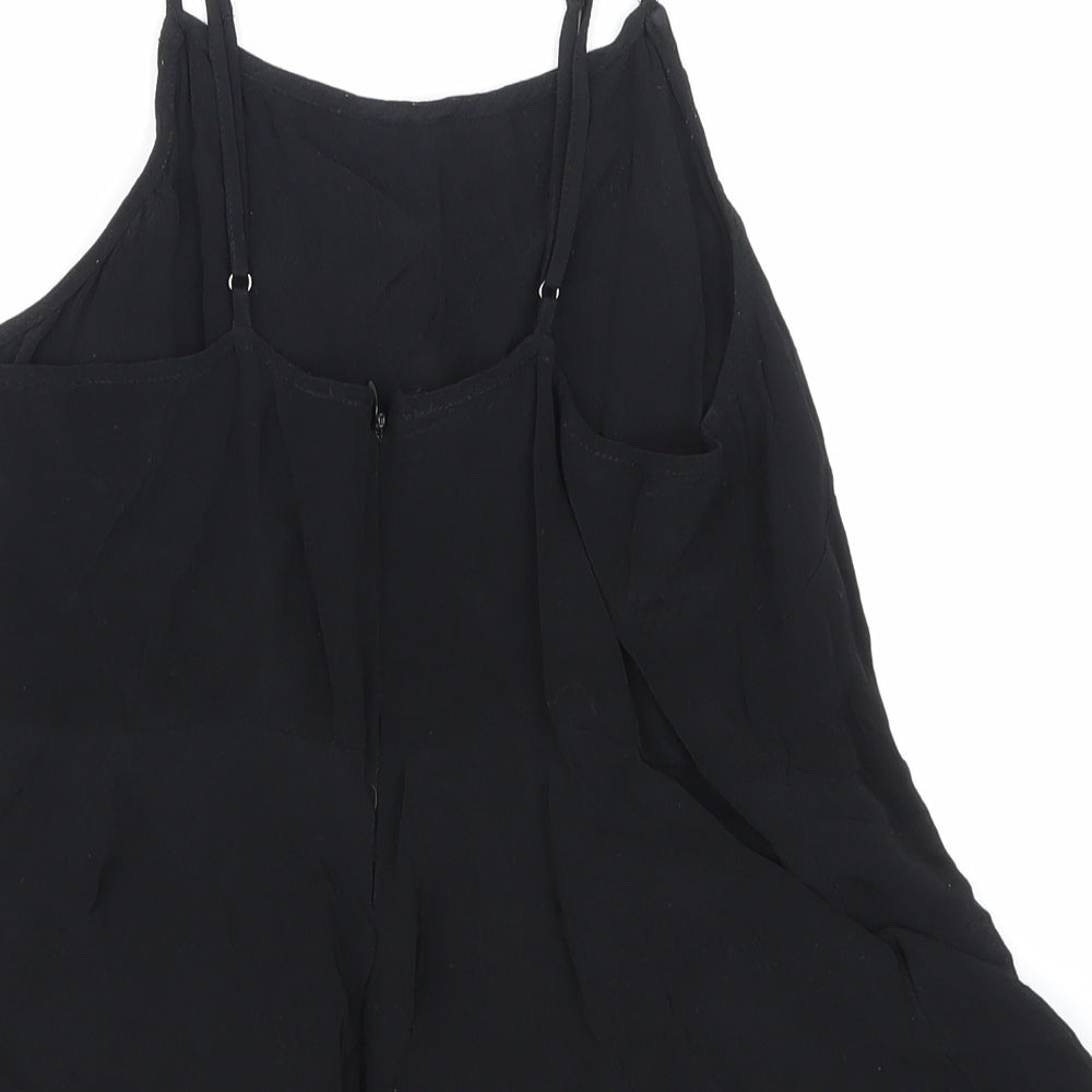 Huffer Womens Black   Basic Blouse Size 8