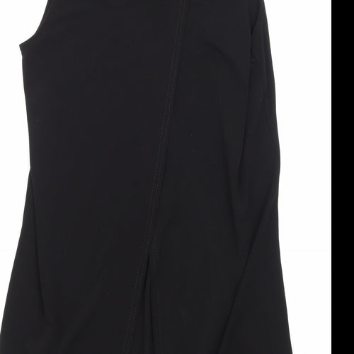 Miss Selfridge Womens Black   Basic Blouse Size 8