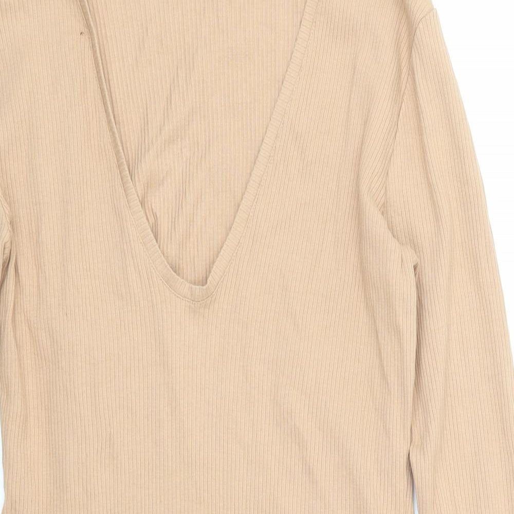 River Island Womens Brown   Bodysuit One-Piece Size 14