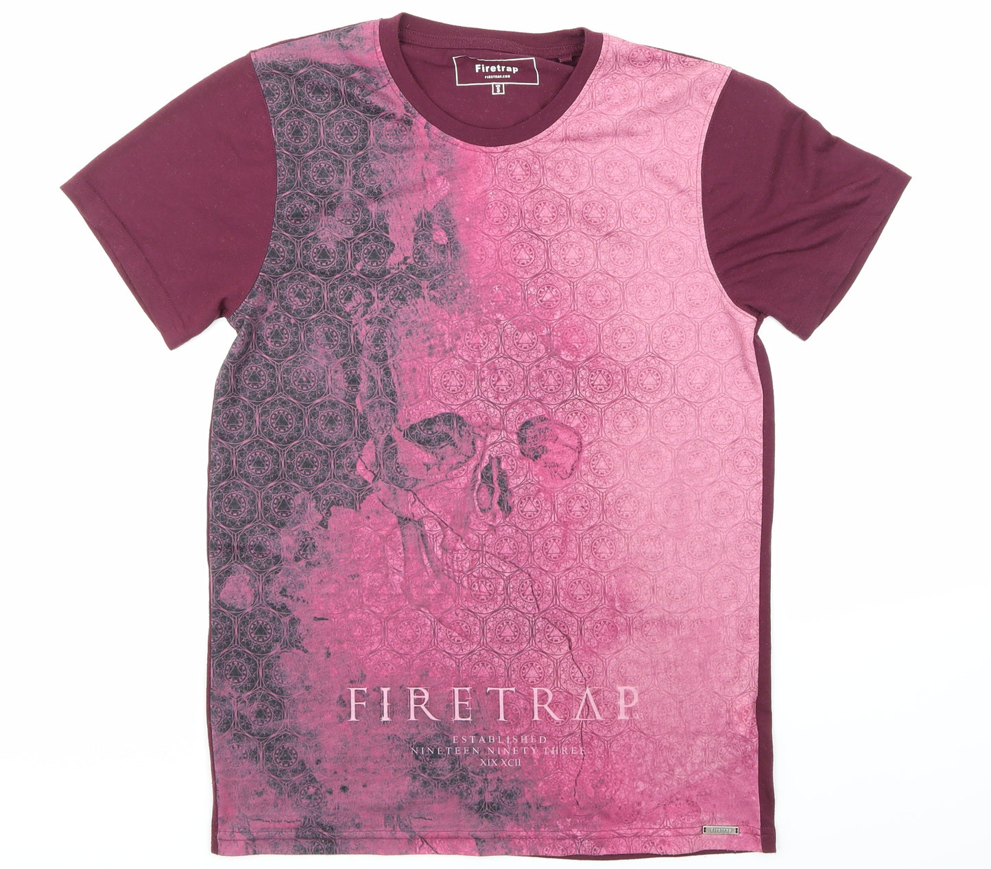 Fire Trap Womens Purple   Basic T-Shirt Size S