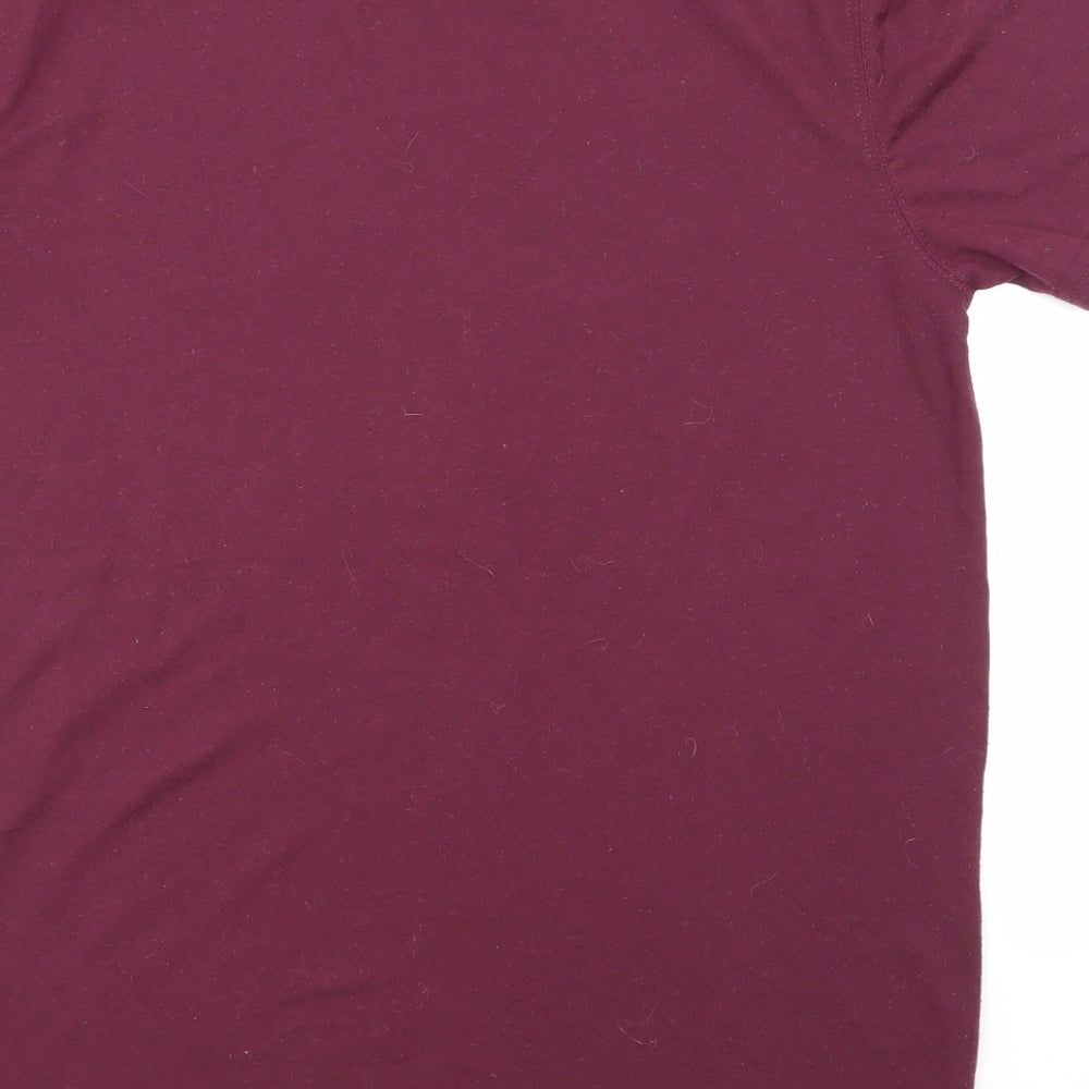 Fire Trap Womens Purple   Basic T-Shirt Size S