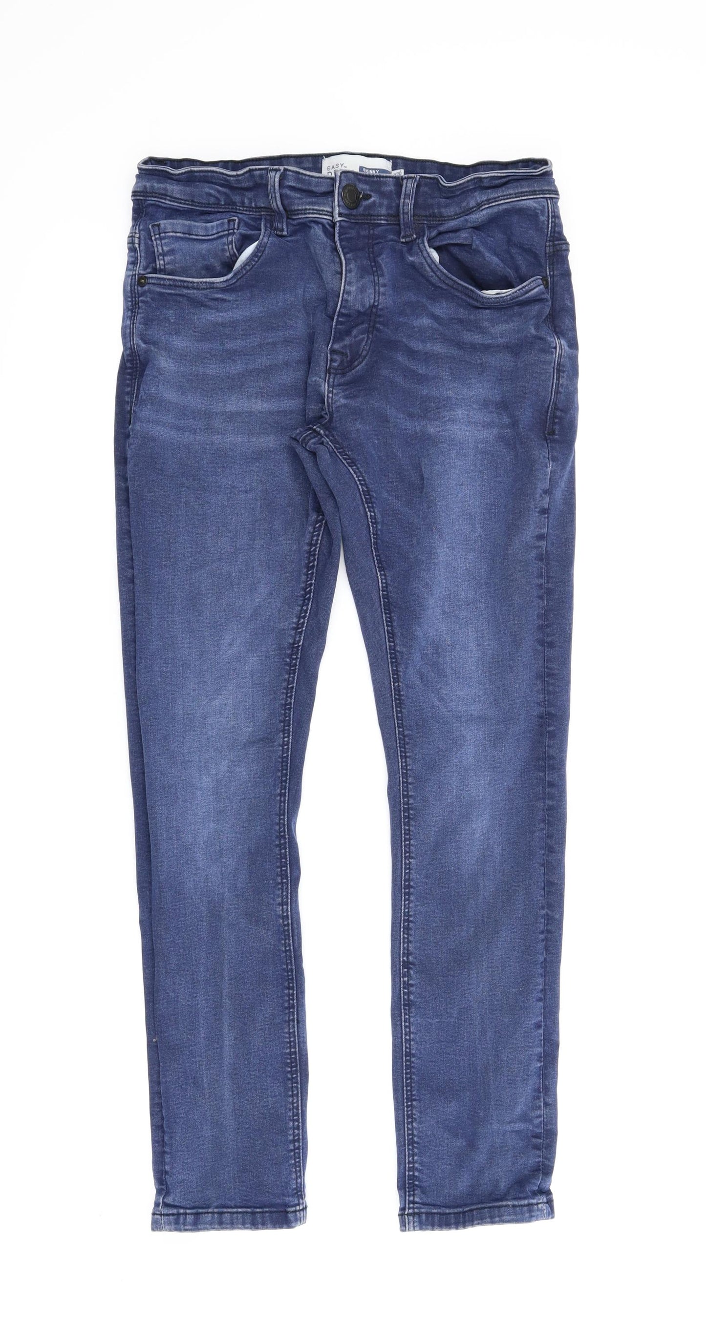 Easy Mens Blue  Denim Skinny Jeans Size 30 in L30 in