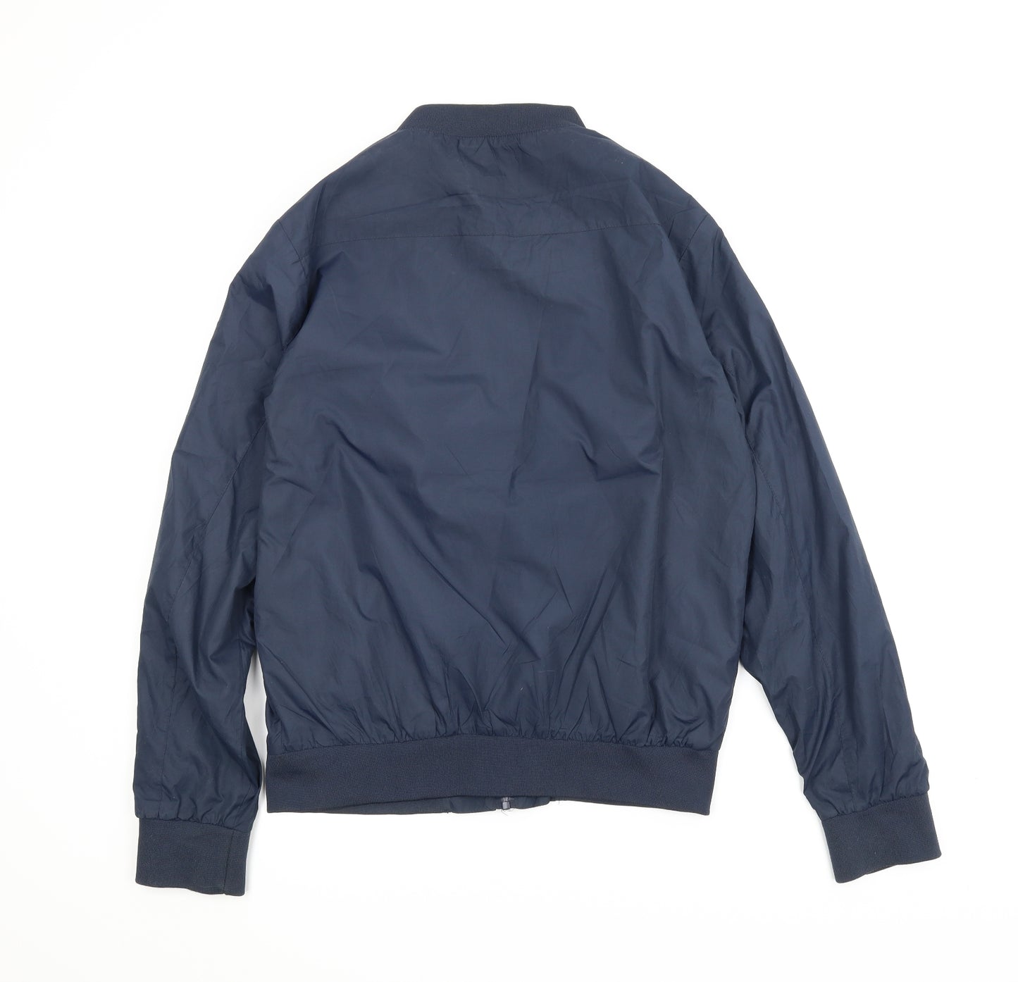 Brave Soul Mens Blue   Bomber Jacket Jacket Size M