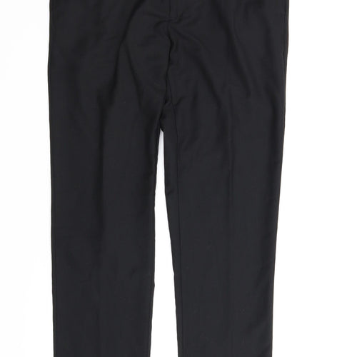 Matalan Mens Black   Trousers  Size 32 in L31 in