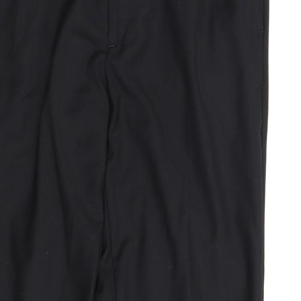 Matalan Mens Black   Trousers  Size 32 in L31 in