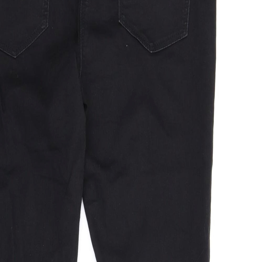 George Womens Black  Denim Skinny Jeans Size 12 L27 in