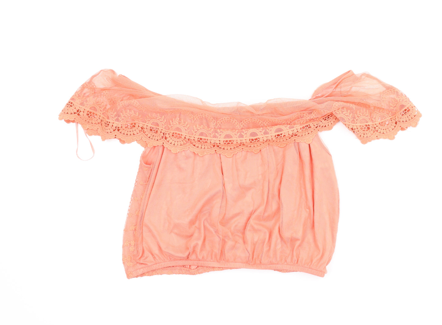 New Look Womens Orange   Basic Blouse Size 14