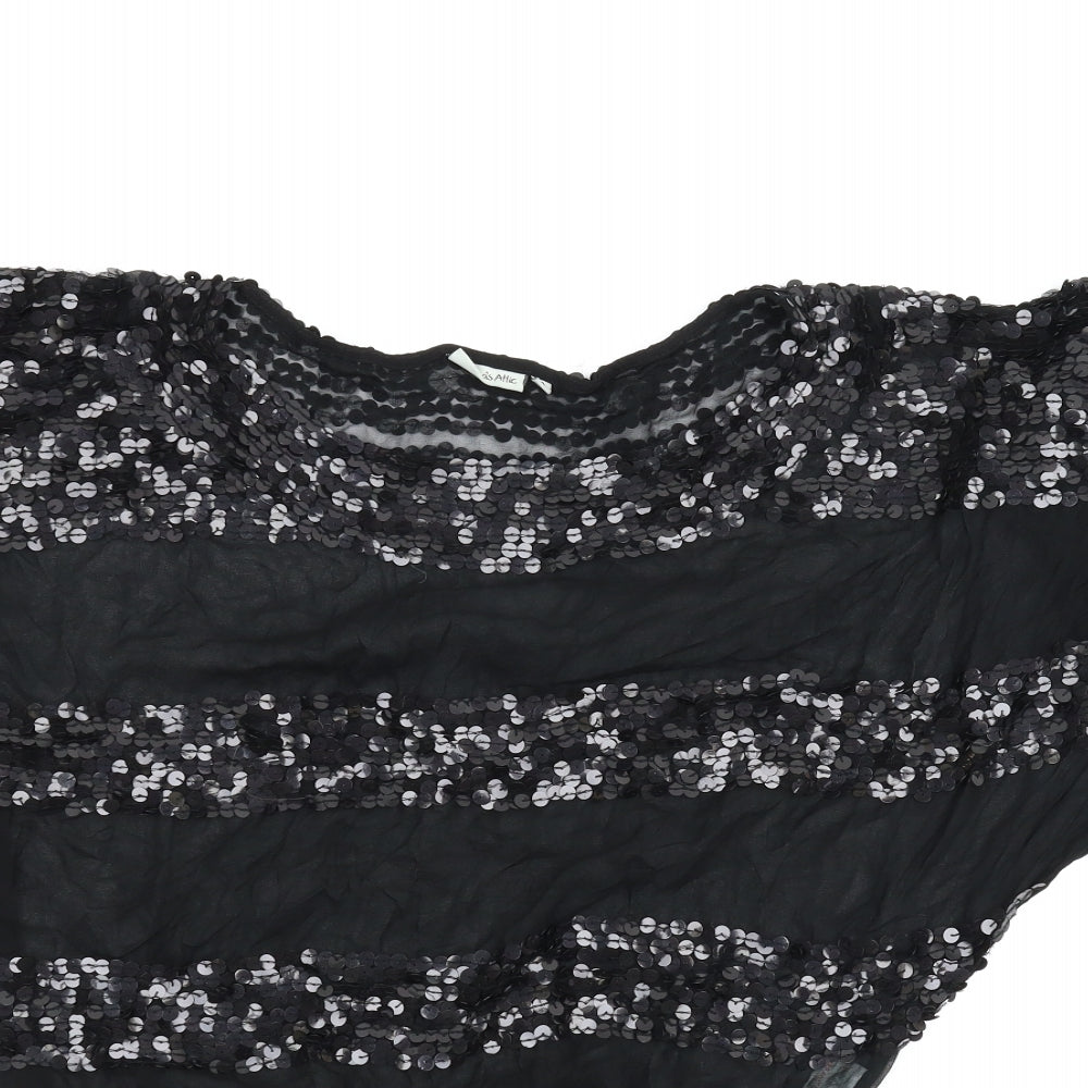 Jessica's Attic Womens Black   Basic Blouse Size 10