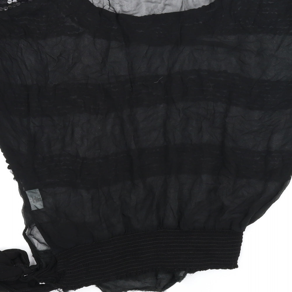 Jessica's Attic Womens Black   Basic Blouse Size 10