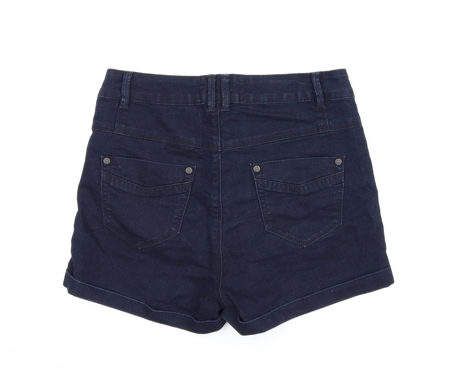 YesYes Womens Blue   Mom Shorts Size 10