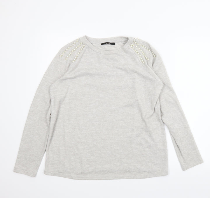 George Womens Grey Pullover Jumper Size M