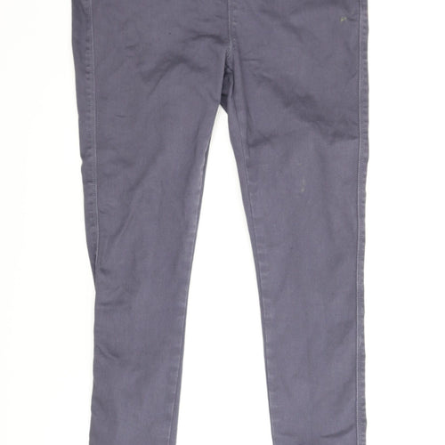 Very Womens Grey   Carrot Trousers Size 14 L30 in