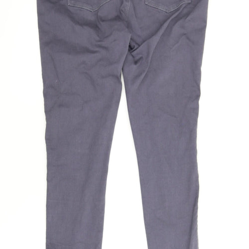 Very Womens Grey   Carrot Trousers Size 14 L30 in