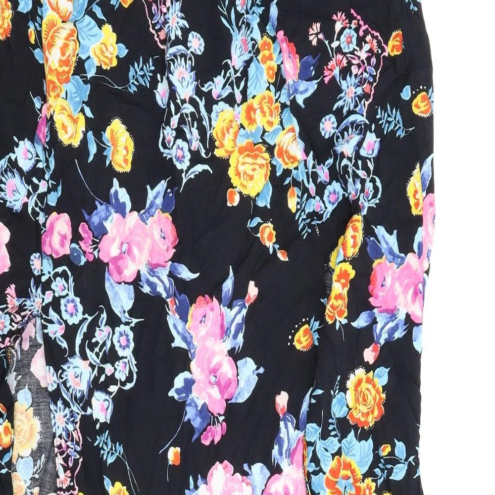 Atmosphere Womens Multicoloured Floral  Flare Skirt Size 14