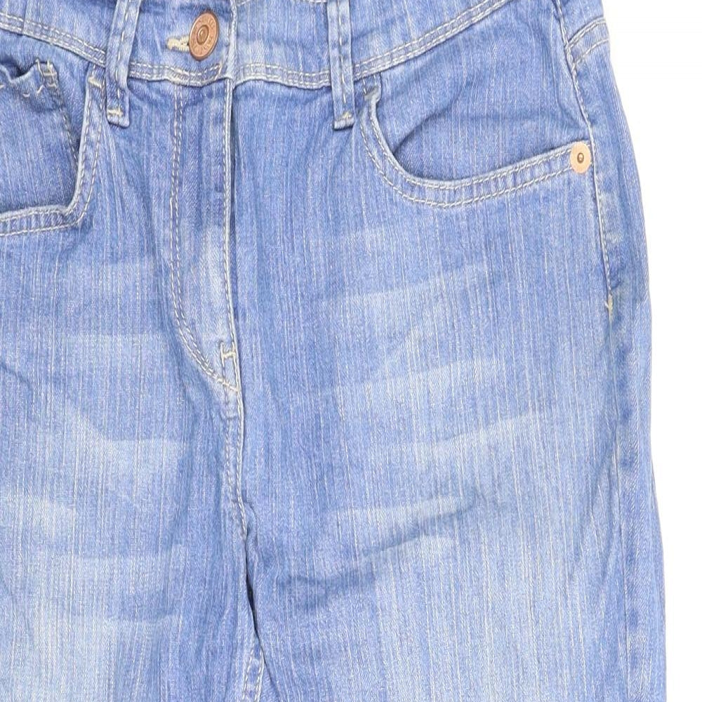 NEXT Womens Blue  Denim Bootcut Jeans Size 10  - Cropped