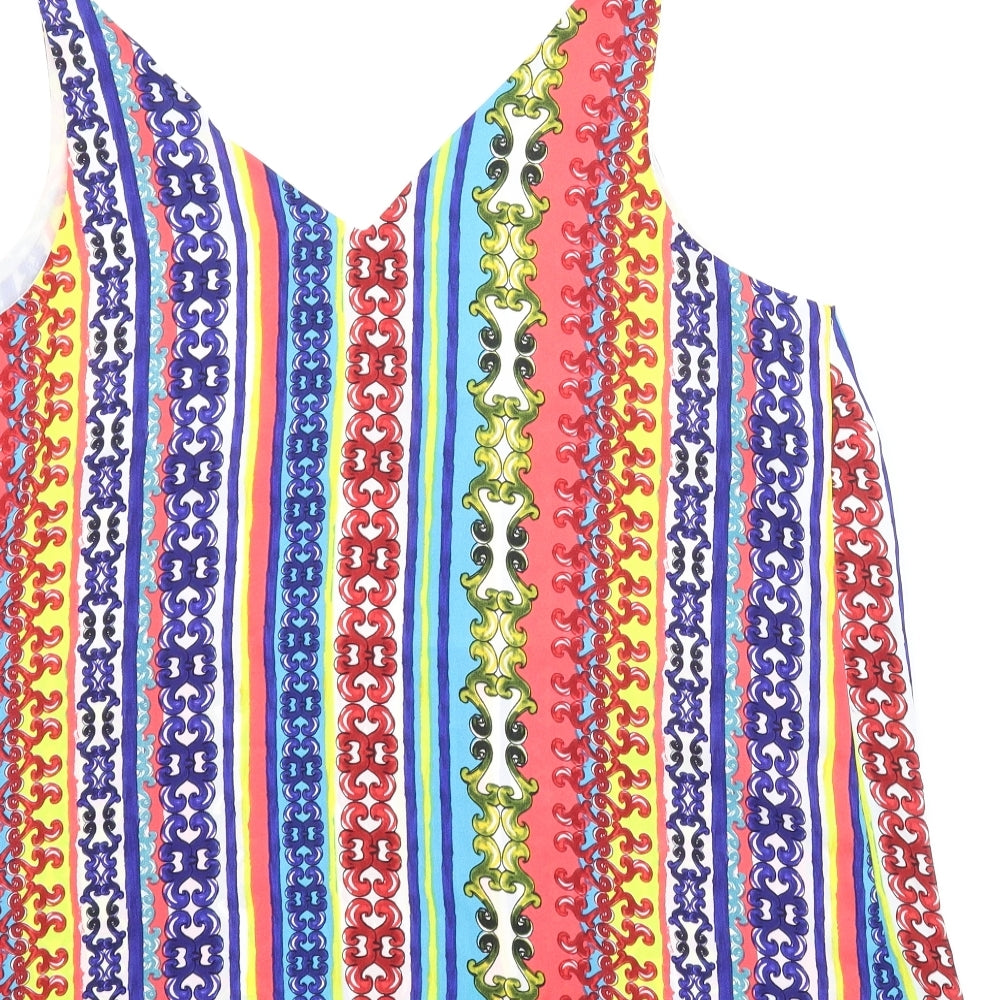 Papaya Womens Multicoloured Striped  Camisole Blouse Size 16