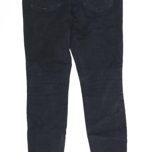 NEXT Womens Black  Denim Skinny Jeans Size 10 L27.5 in