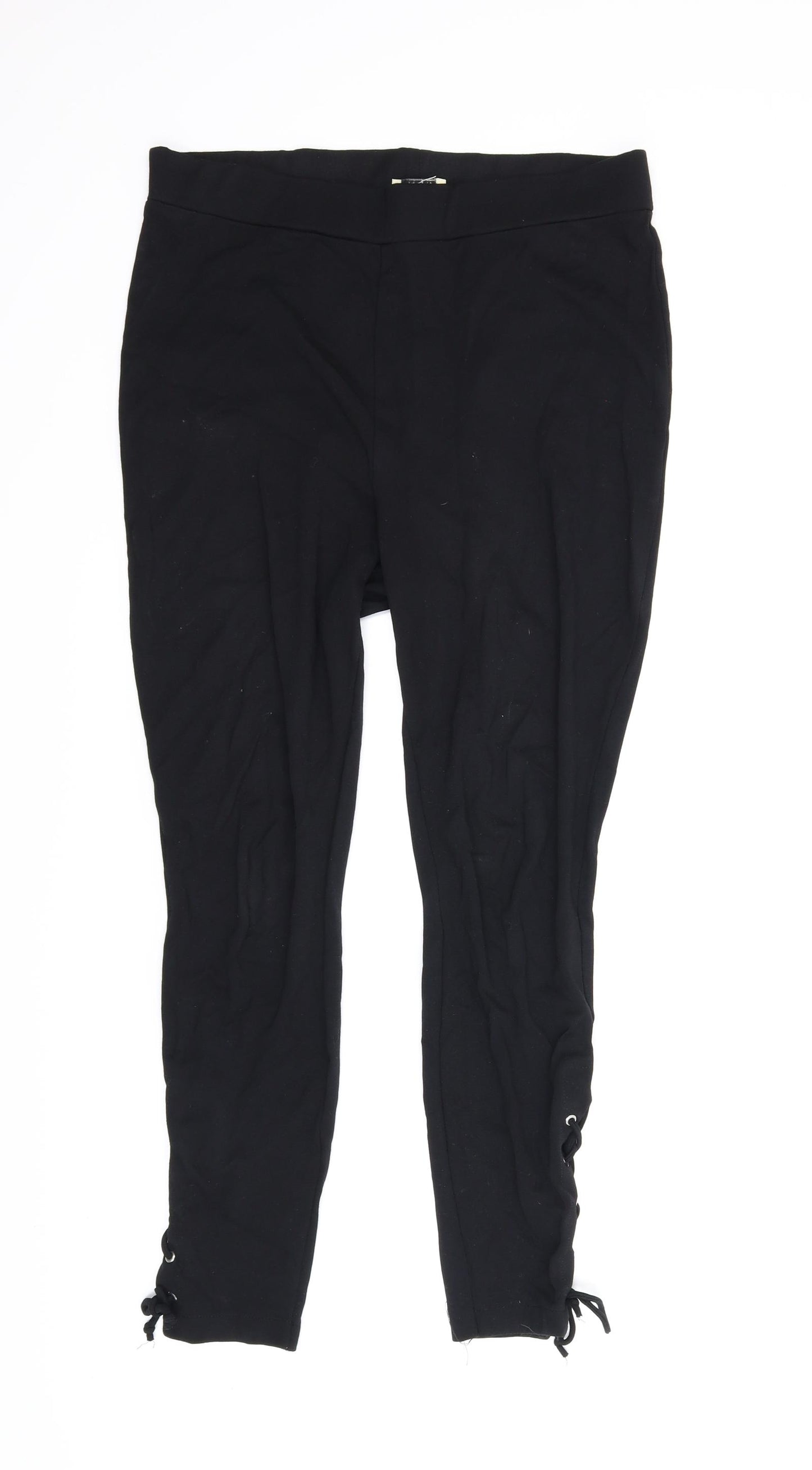 Papaya Womens Black   Carrot Leggings Size 16 L24 in