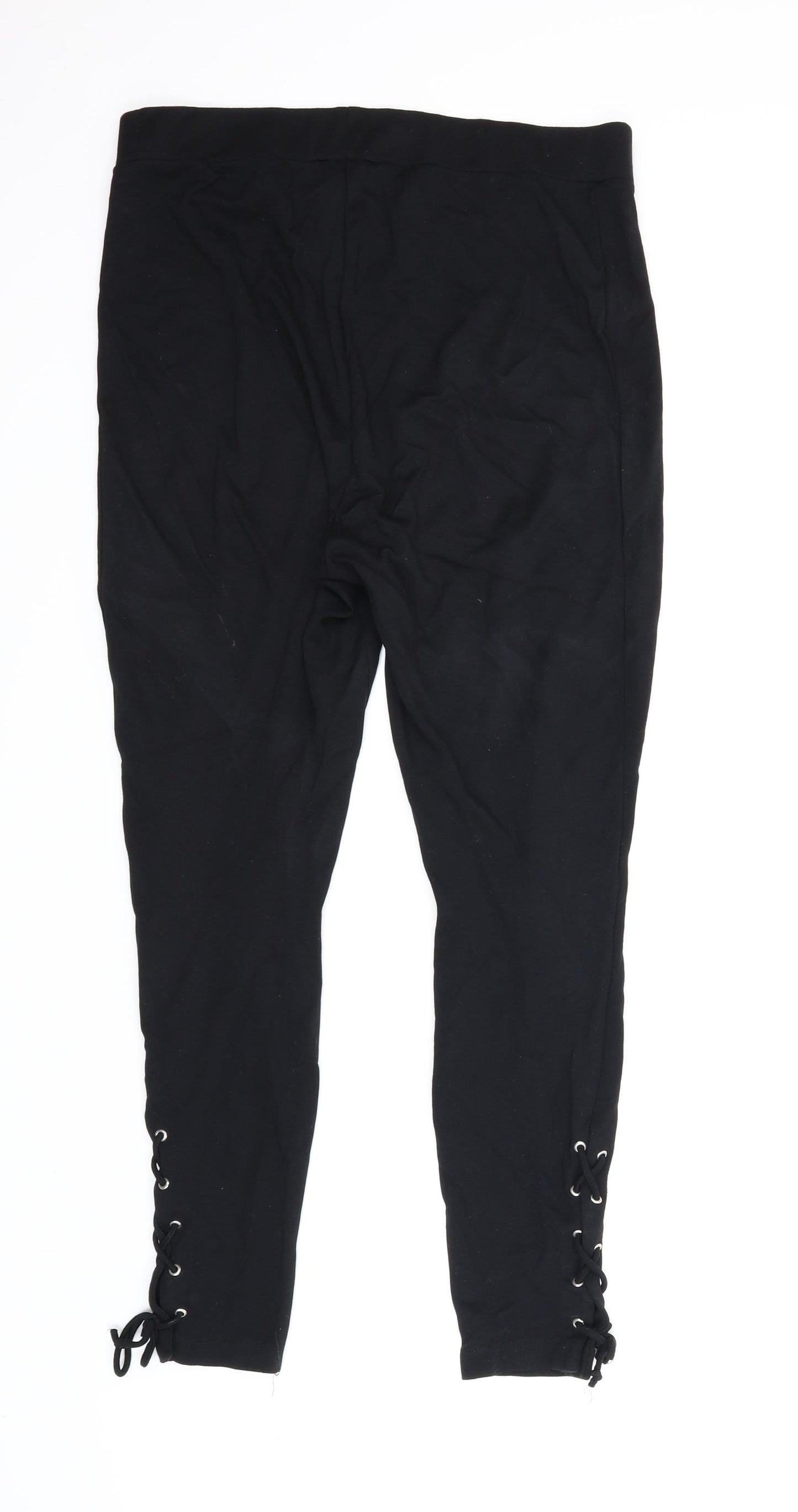 Papaya Womens Black   Carrot Leggings Size 16 L24 in