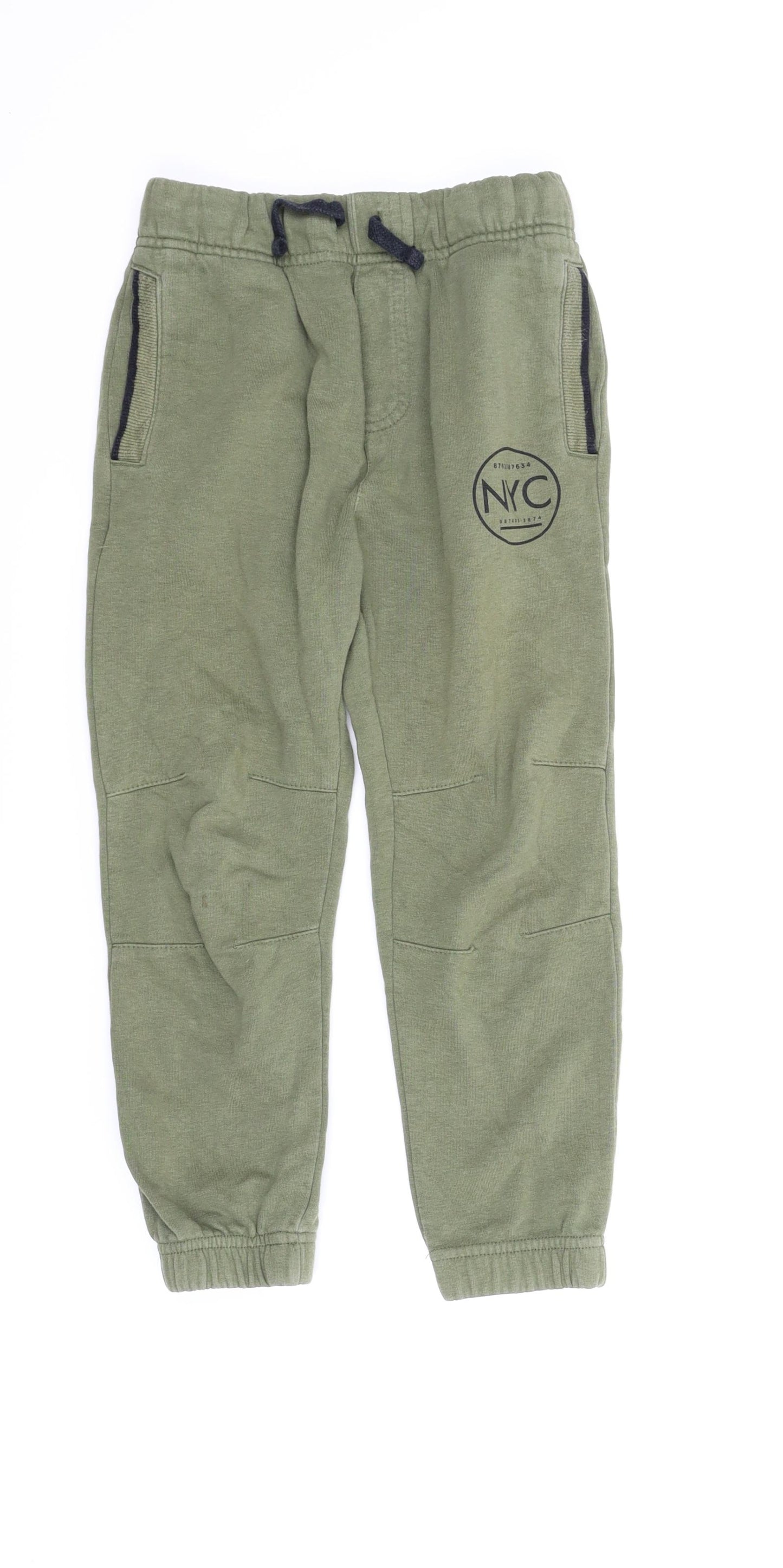 George Boys Green   Sweatpants Trousers Size 5-6 Years
