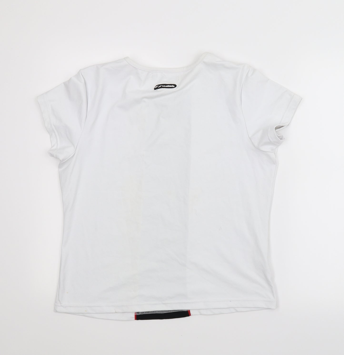 US Athletic Mens White    T-Shirt Size 16