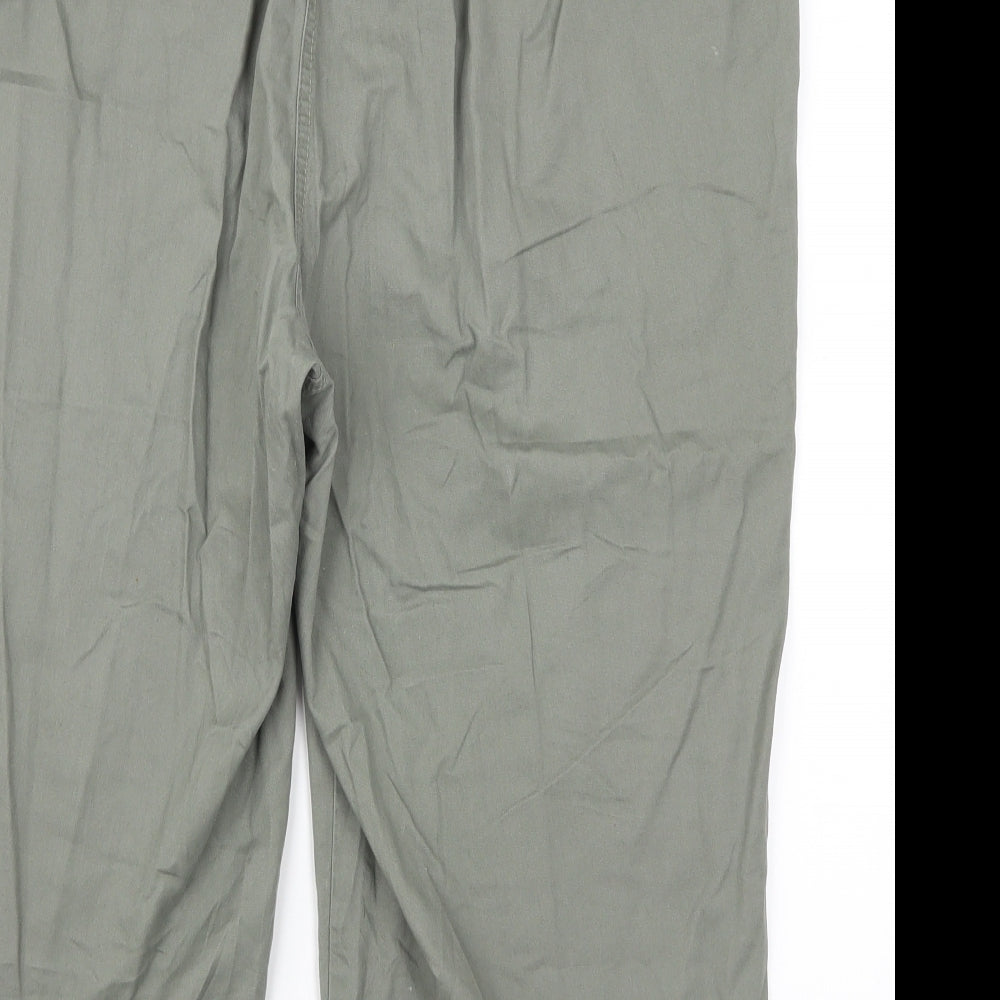Bonmarché Womens Green   Cropped Trousers Size 18 L20 in