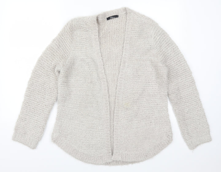 Bonmarché Womens Grey   Cardigan Jumper Size M