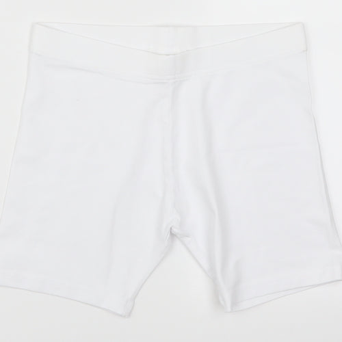 NEXT Girls White   Sweat Shorts Size 13 Years