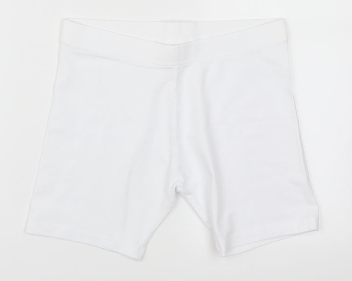 NEXT Girls White   Sweat Shorts Size 13 Years