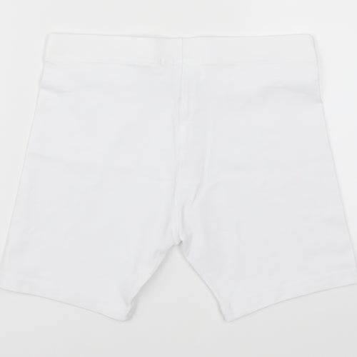NEXT Girls White   Sweat Shorts Size 13 Years