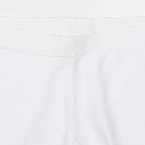NEXT Girls White   Sweat Shorts Size 13 Years