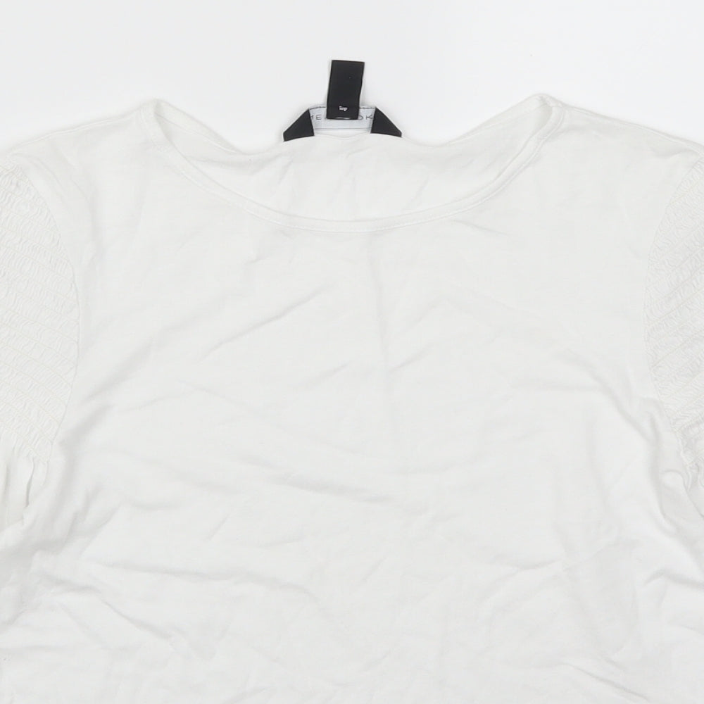 New Look Womens White   Basic T-Shirt Size 6