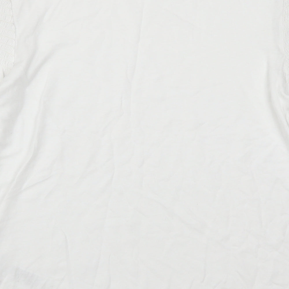 New Look Womens White   Basic T-Shirt Size 6