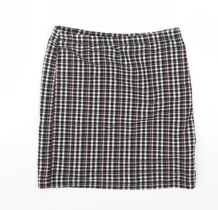 New Look Girls Pink Check  Straight & Pencil Skirt Size 12 Years